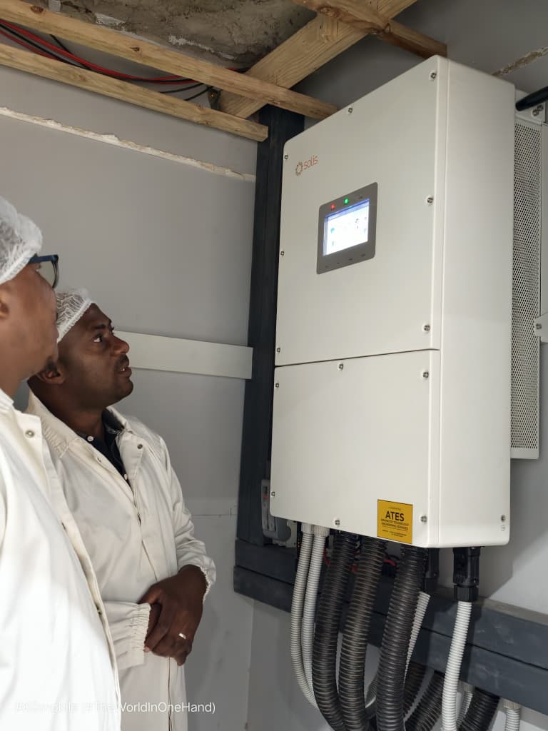 Solar inverter inspection during project delivery